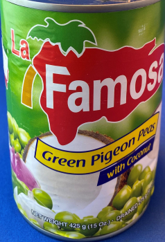 LAFAMOSA, GUANDULES VERDES CON COCO 425 G